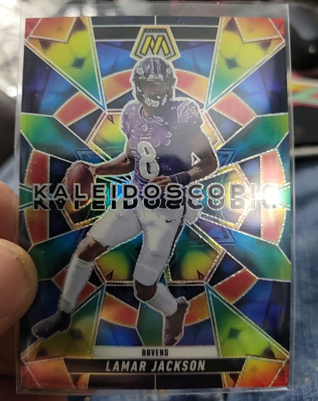 2025 Panini Mosaic Kaleidoscopic Lamar Jackson — front