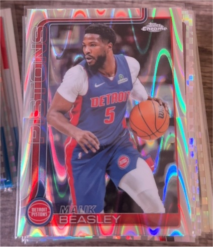 2025-26 Topps Chrome #36 Malik Beasley — front