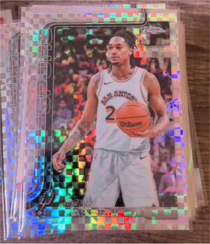 2025-26 Topps Chrome #202 Devin Vassell — front