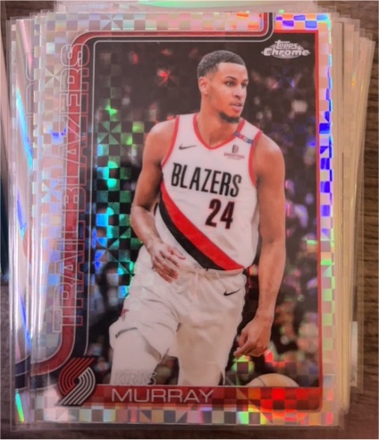 2025-26 Topps Chrome #217 Kris Murray — front