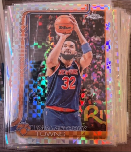 2025-26 Topps Chrome #179 Karl-Anthony Towns — front