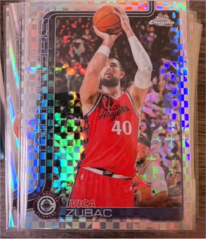 2025-26 Topps Chrome #63 Ivica Zubac — front