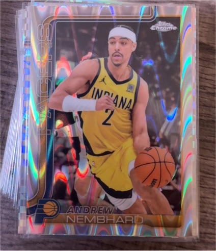 2025-26 Topps Chrome #97 Andrew Nembhard — front