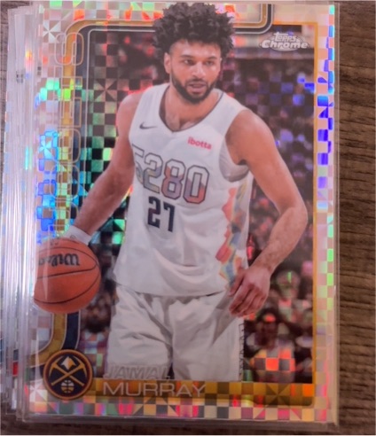 2025-26 Topps Chrome #55 Jamal Murray X-Fractor — front