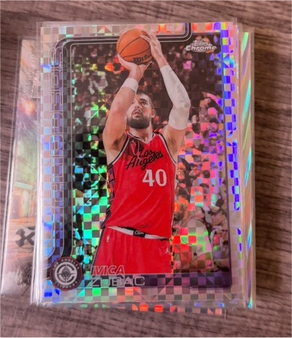 2025-26 Topps Chrome #63 Ivica Zubac — front