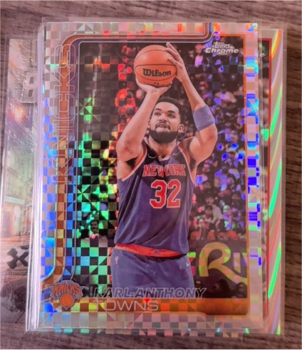 2025-26 Topps Chrome #179 Karl-Anthony Towns — front