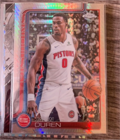 2025-26 Topps Chrome #57 Jalen Duren — front