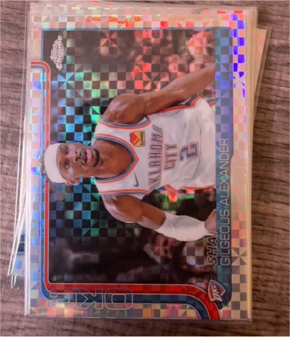 2025-26 Topps Chrome #141 Shai Gilgeous-Alexander — front