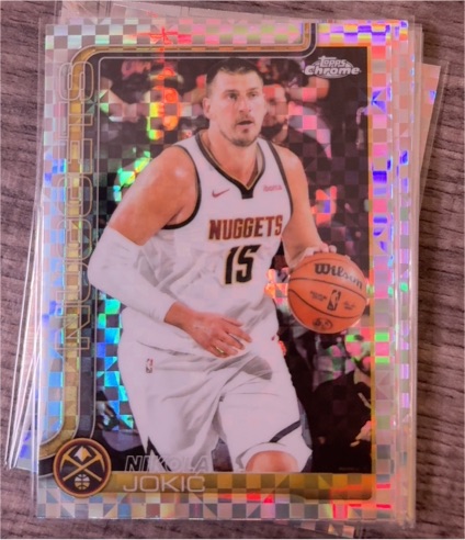 2025-26 Topps Chrome #25 Nikola Jokic — front