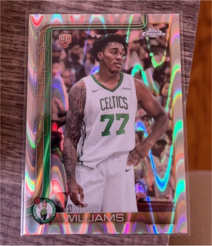 2025-26 Topps Chrome #297 Amari Williams — front