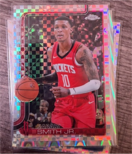 2025-26 Topps Chrome #62 Jabari Smith Jr. — front