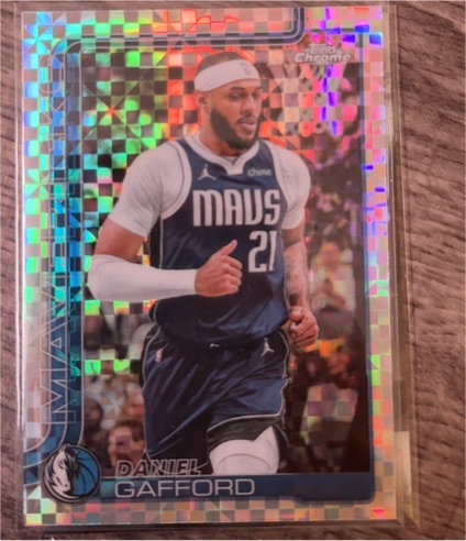 2025-26 Topps Chrome #78 Daniel Gafford — front