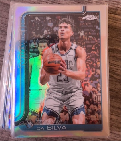 2025-26 Topps Chrome #173 Tristan Da Silva — front
