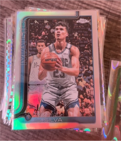 2025-26 Topps Chrome #173 Tristan Da Silva — front