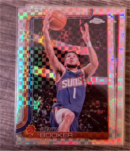 2025-26 Topps Chrome #195 Devin Booker — front