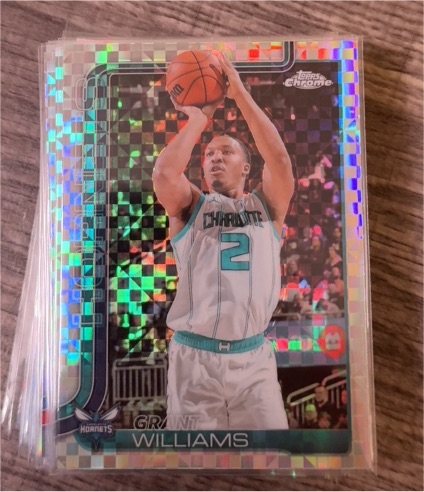 2025-26 Topps Chrome #65 Grant Williams — front