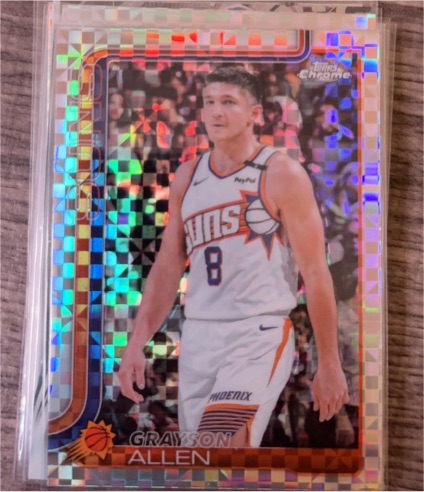 2025-26 Topps Chrome #107 Grayson Allen — front