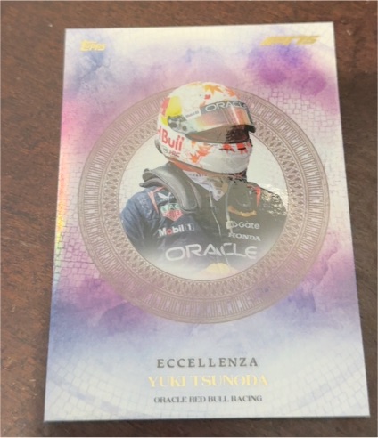 2025 Topps Eccellenza Yuki Tsunoda — front