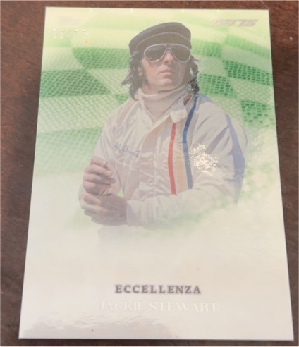 2024 Topps Eccellenza #35 Jackie Stewart — front