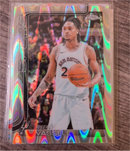 2025-26 Topps Chrome #202 Devin Vassell — front