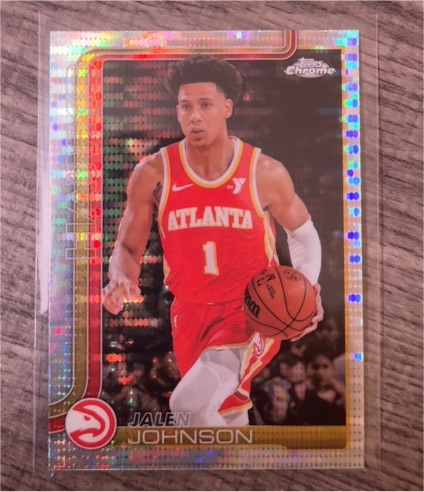 2025-26 Topps Chrome #56 Jalen Johnson — front