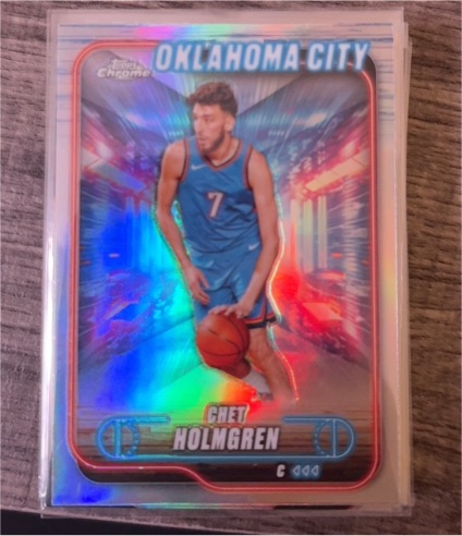 2024-25 Topps Chrome #99 Chet Holmgren — front