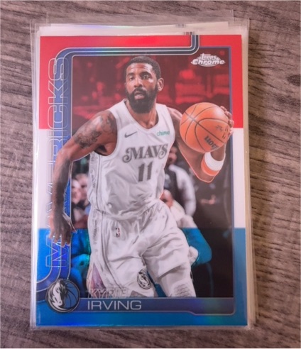 2025-26 Topps Chrome #40 Kyrie Irving Dallas Mavericks — front
