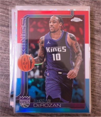 2025-26 Topps Chrome #240 DeMar DeRozan — front