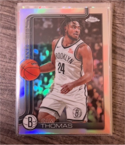 2025-26 Topps Chrome #85 Cam Thomas — front