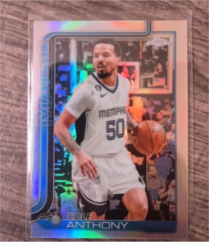 2025-26 Topps Chrome #175 Cole Anthony — front