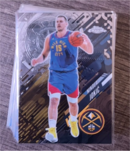 2025-26 Topps Chrome #GT-9 Nikola Jokic Go Time — front