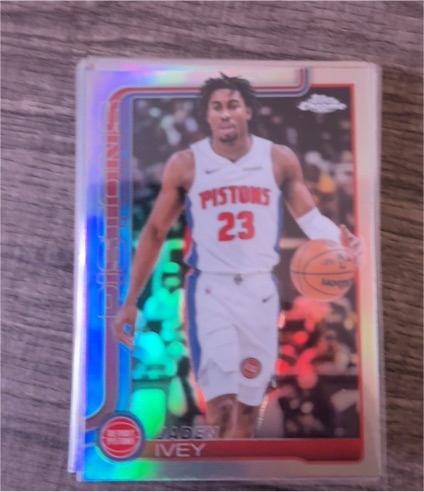 2025 Topps Chrome #23 Jaden Ivey — front