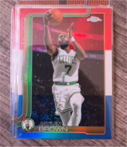 2025-26 Topps Chrome #51 Jaylen Brown — front