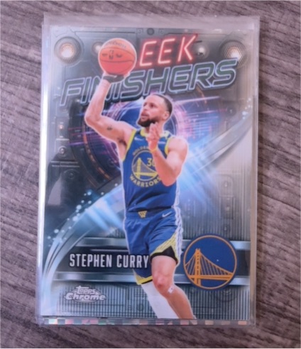 2025-26 Topps Chrome #SF-1 Stephen Curry Sleek Finishers — front