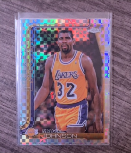 2025-26 Topps Chrome #244 Magic Johnson — front