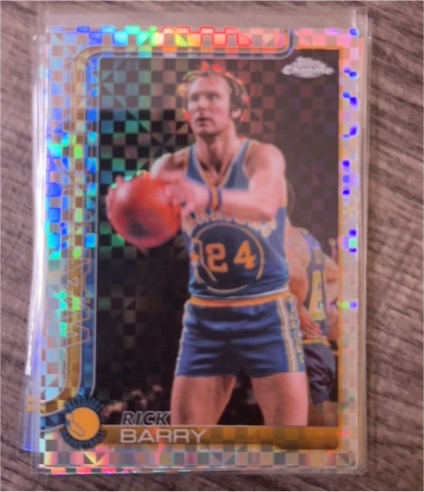 2025-26 Topps Chrome #249 Rick Barry — front