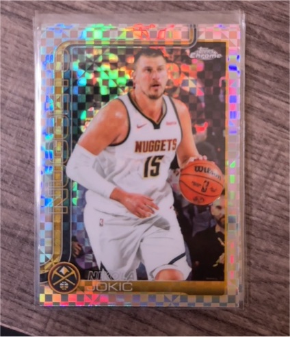 2025-26 Topps Chrome #25 Nikola Jokić — front