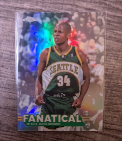 2025-26 Topps Chrome #FAN-18 Ray Allen Fanatical — front