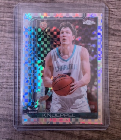 2025-26 Topps Chrome #254 Kon Knueppel Rookie — front