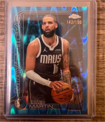 2025-26 Topps Chrome #142 Caleb Martin — front