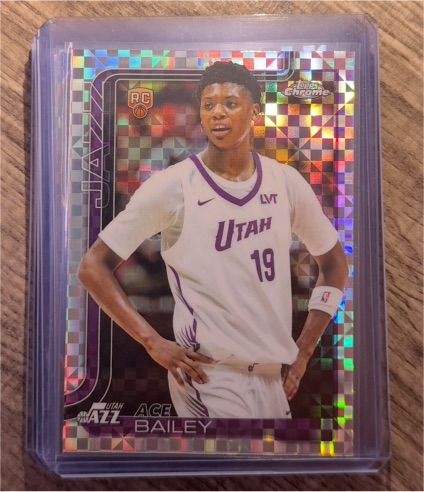 2025-26 Topps Chrome #255 Ace Bailey — front