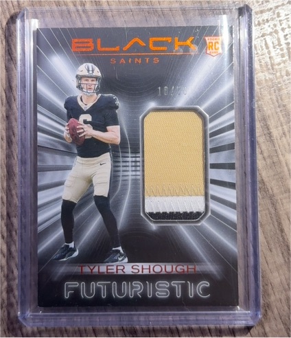 2025 Panini Black #FUT-TSH Tyler Shough — front