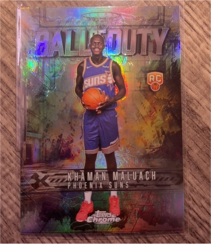 2025-26 Topps Chrome Ball of Duty #BD-25 Khaman Maluach — front