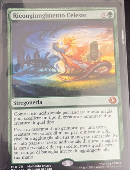 2026 Magic: The Gathering #170 Celestial Reunion — front
