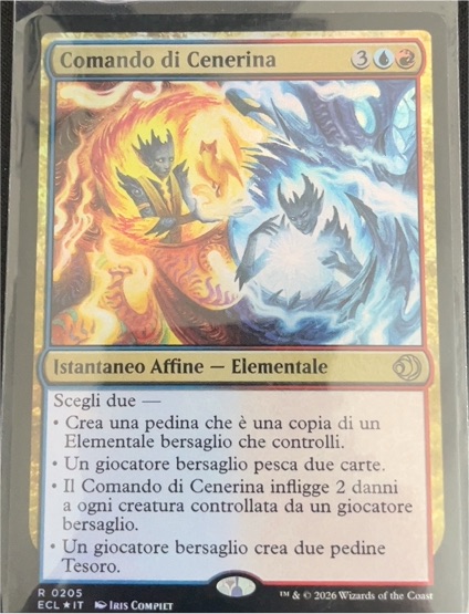 2026 Magic: The Gathering #205 Comando di Cenerina — front