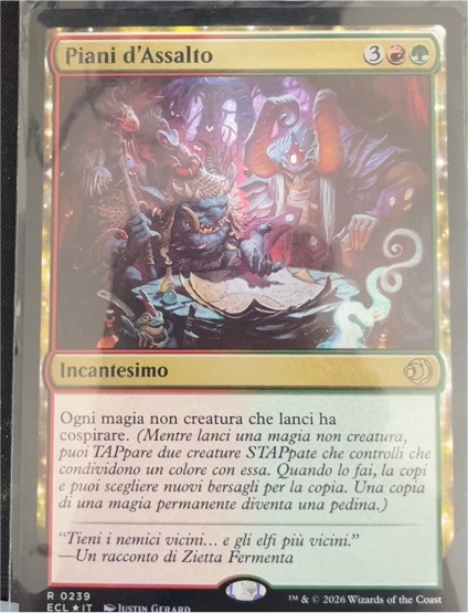 2026 Magic: The Gathering #R 0239 Piani d'Assalto — front
