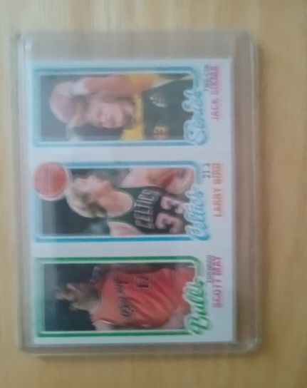 1980-81 Topps #232-30-47 Scott May, Larry Bird, Jack Sikma Rookie RC — front