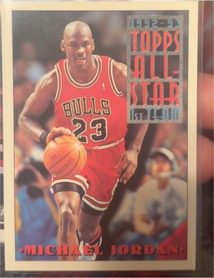1992-93 Topps #101 Michael Jordan — front