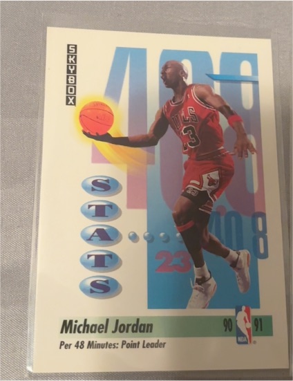 1990-91 SkyBox #307 Michael Jordan — front