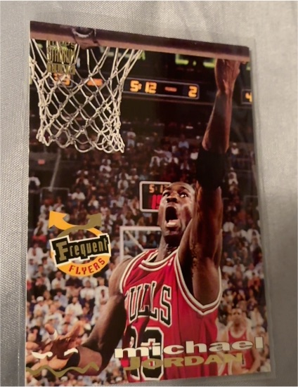 1993-94 Topps Stadium Club #181 Michael Jordan Frequent Flyers — front